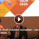 Rencontre avec Julia Reda du 2 octobre à Marseille : les vidéos du débat sur le site de l&rsquo;ARL PACA