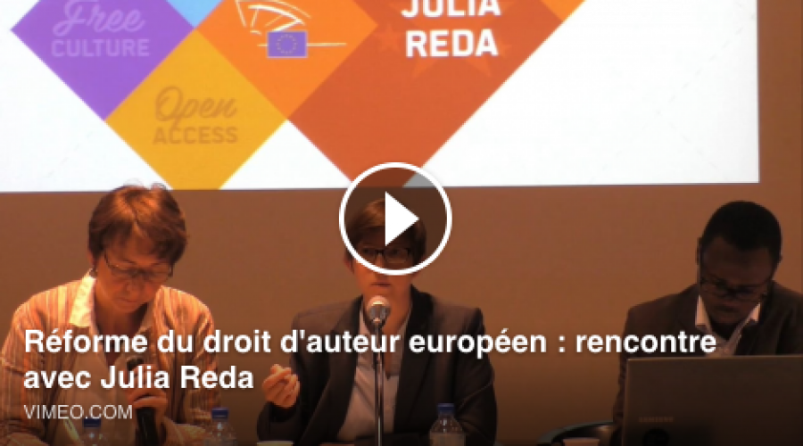 Rencontre avec Julia Reda du 2 octobre à Marseille : les vidéos du débat sur le site de l&rsquo;ARL PACA