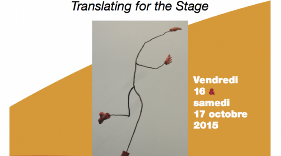 Un colloque sur la traduction théâtrale à l&rsquo;université Paris 3 – Sorbonne Nouvelle